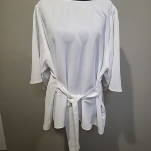 Alfani White Blouse XL